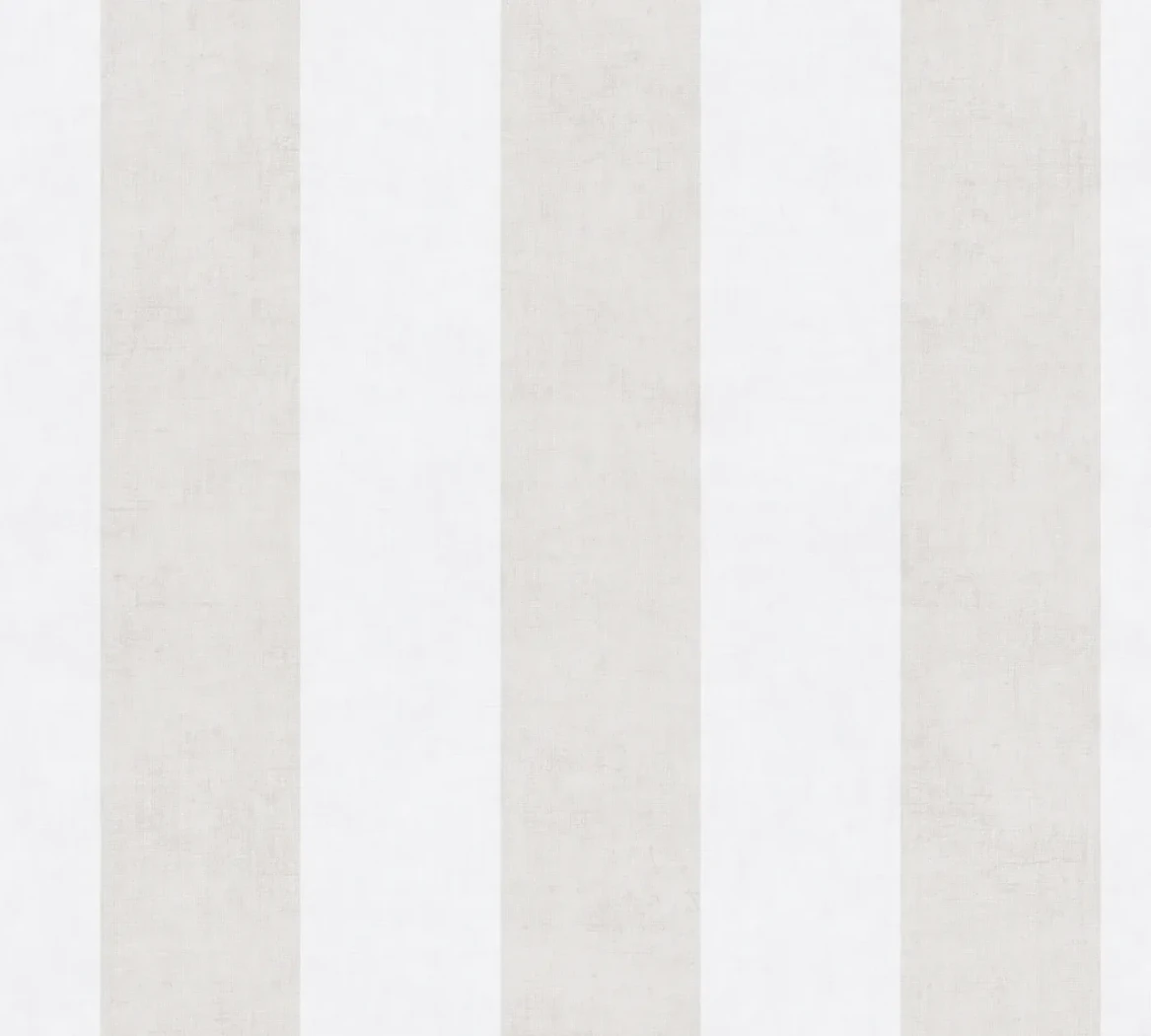 Wallpaper Light Concrete, wide beige and pale grey stone-effect stripes