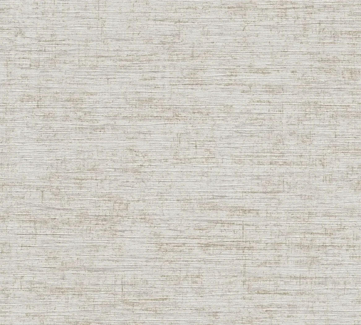 Wallpaper Frosted Silver with a fine light grey canvas texture