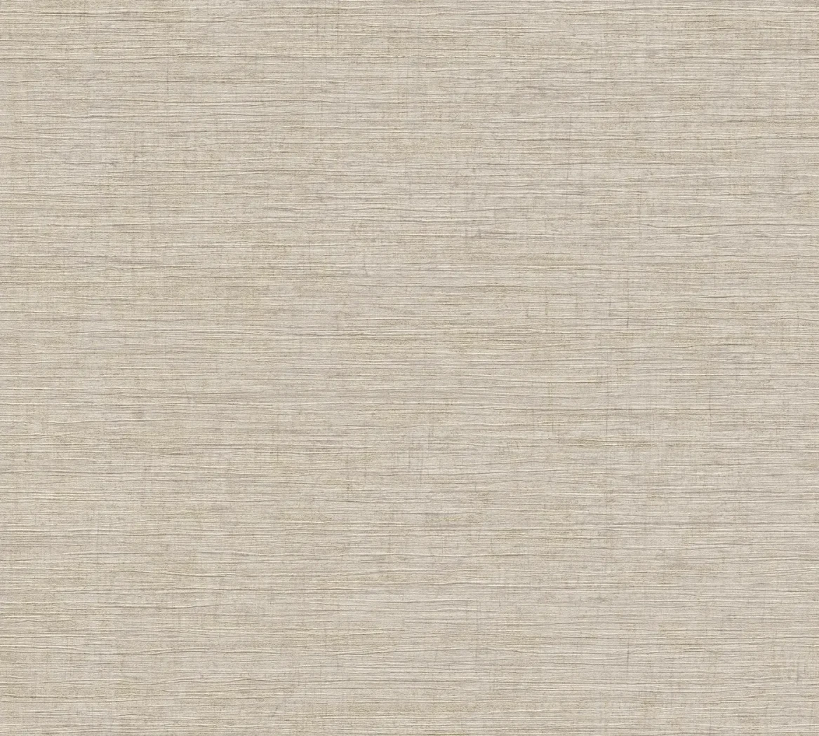 Wallpaper Frosted Braid, natural beige woven textile effect