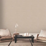 Wallpaper Frosted Braid, natural beige woven textile effect