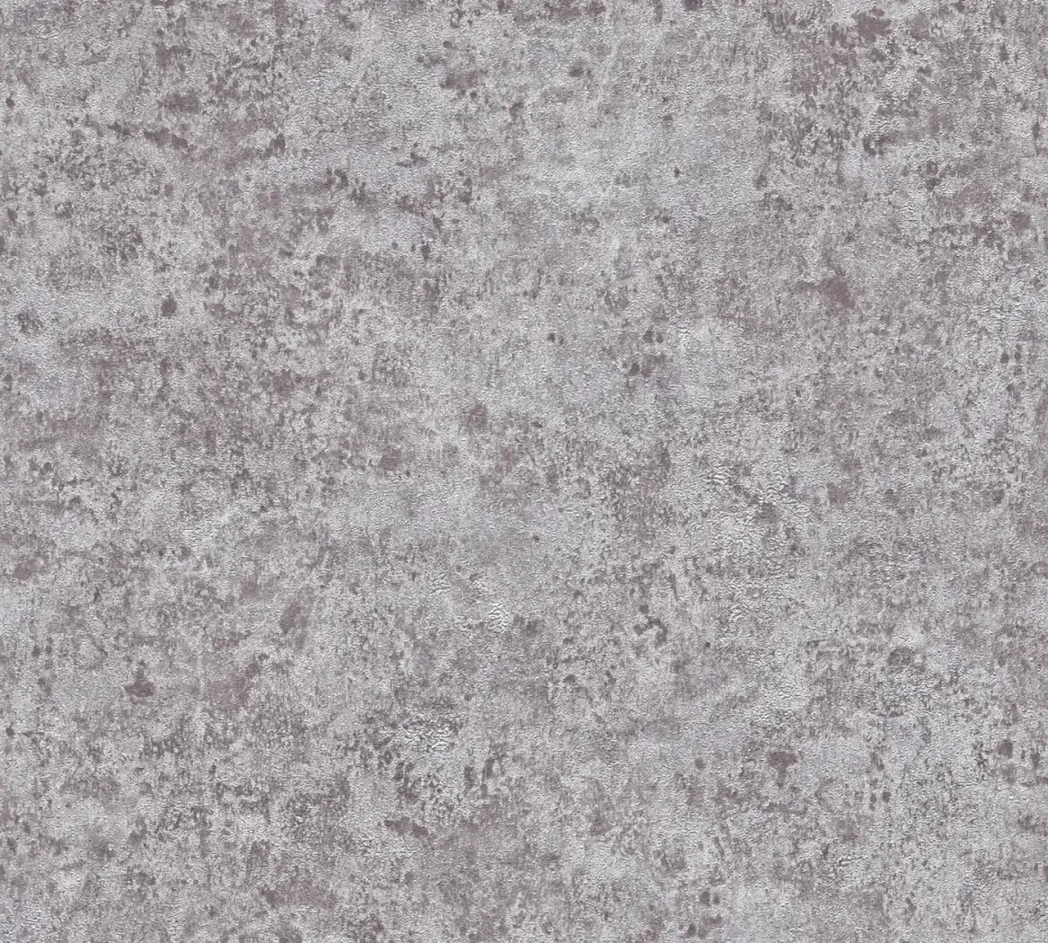 Wallpaper Soft Ash, mottled grey concrete effect