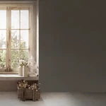 Wallpaper Deep Lead, near-black with fine vertical striations