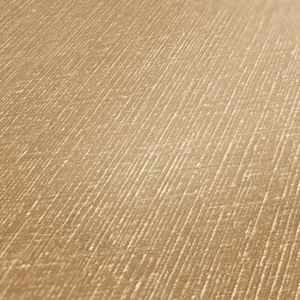 Wallpaper Soft Pale Earth, golden-beige fine vertical striations