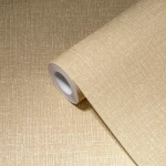 Wallpaper Soft Pale Earth, golden-beige fine vertical striations