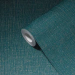 Wallpaper Deep Indigo, plain indigo with fine diagonal fibres