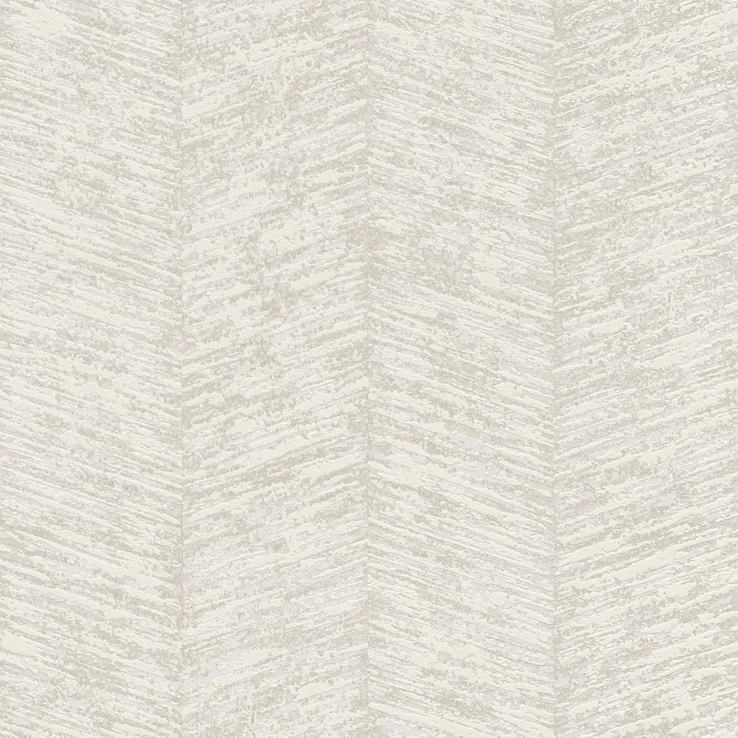 Wallpaper Veiled Slate, cream and grey herringbone wood effect
