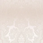 Wallpaper Light Adobe, pale pink pearlescent paisley damask