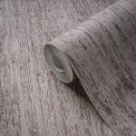 Wallpaper Soft Sandstone, fine vertical beige and taupe woven stripes