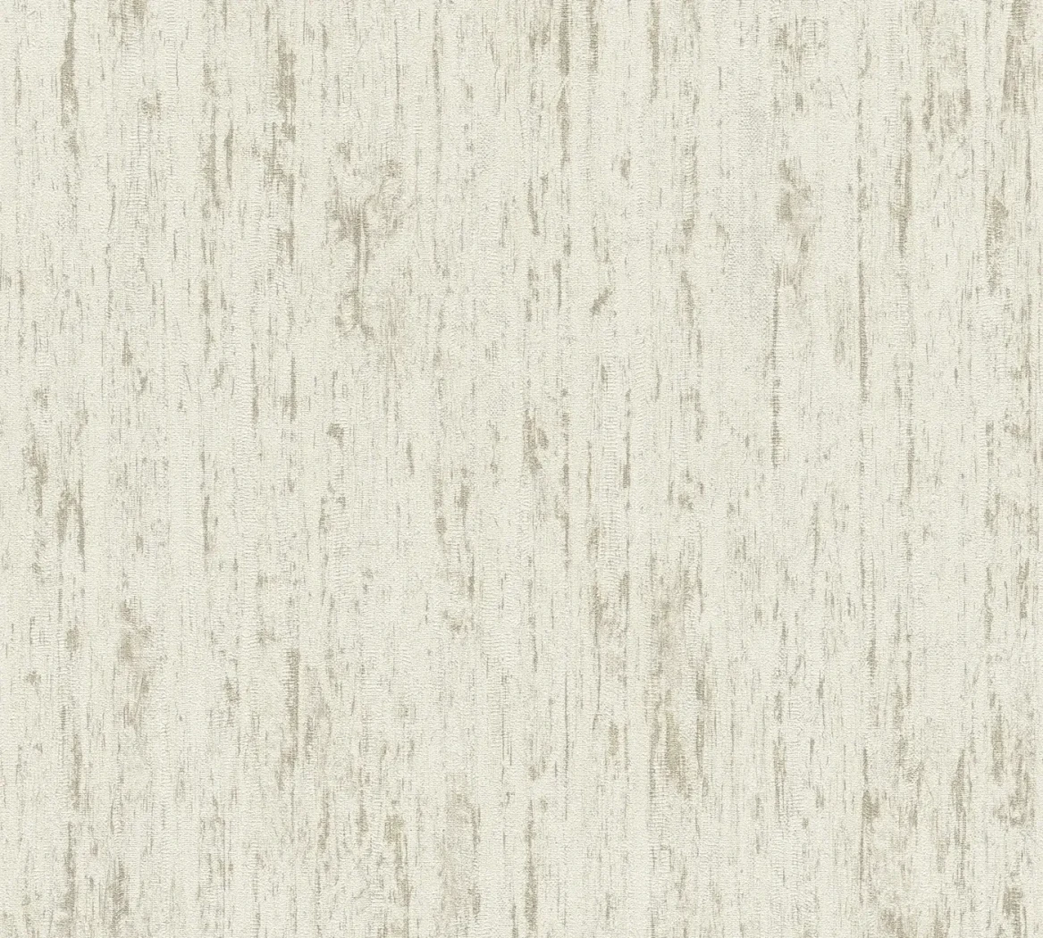 Wallpaper Frosted Sulphur, ivory and beige woven linen stripes