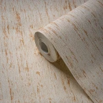 Wallpaper Frosted Wheat, straw yellow woven texture with golden flecks