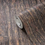 Wallpaper Ash Schist, olive brown veining flecked rust and gold