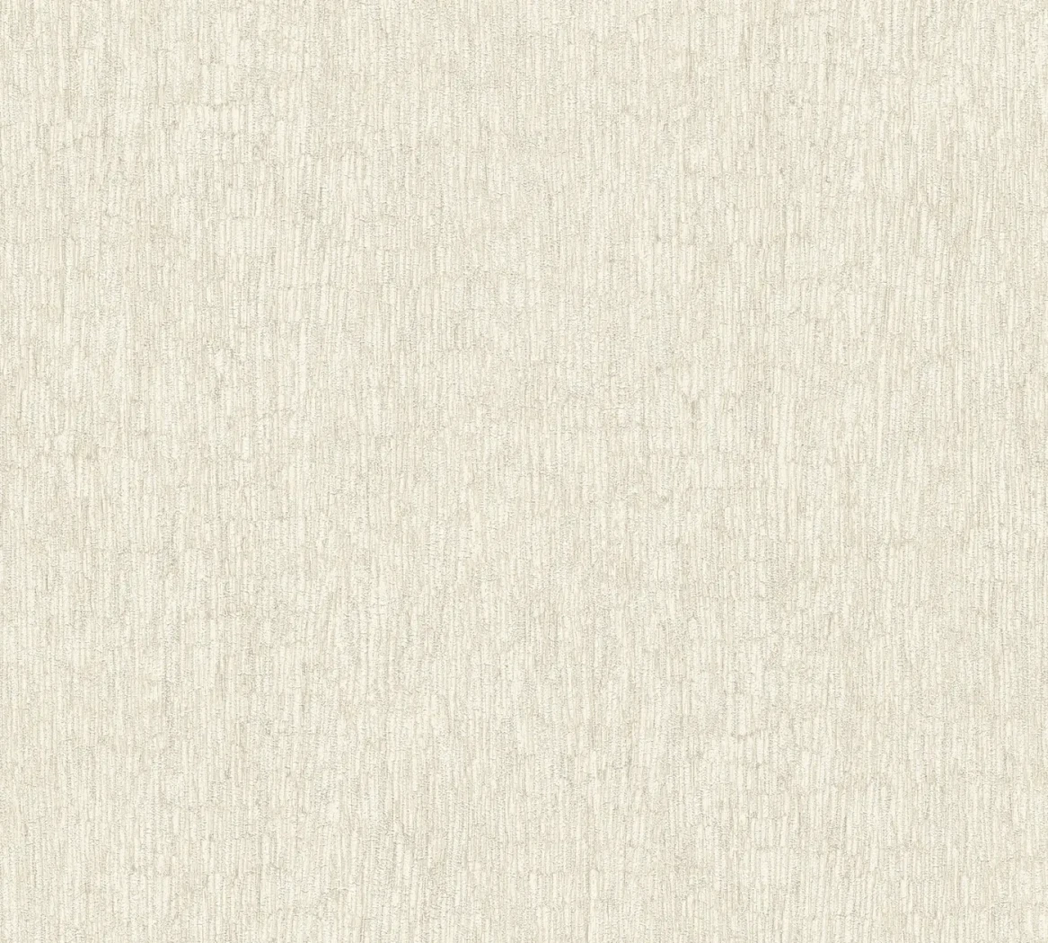 Wallpaper Pale Maize, light ecru with fine vertical grain