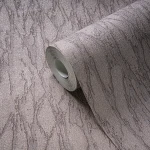 Wallpaper Veiled Spelt, fine grey crackle veins on light beige