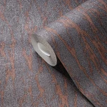Wallpaper Ash Hazel, copper-ochre bark veins on charcoal grey