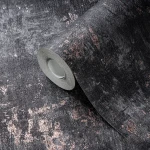 Wallpaper Misty Nickel, dark grey concrete with pink-copper flecks