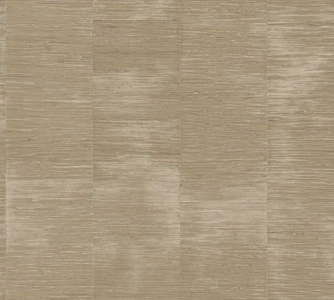 Wallpaper Soft Silt, warm beige horizontal woven fibre texture