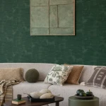 Wallpaper Intense Pebble, deep anthracite grey vertical textile weave
