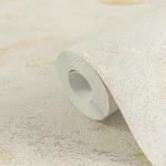 Wallpaper Veiled Semolina, cream and gold cloudy abstract washes