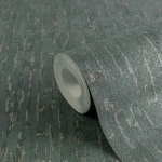 Wallpaper Ash Gravel, deep grey-green wood boards with gold lines