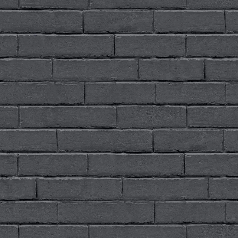 Writable wallpaper Nickel, anthracite painted brick effect